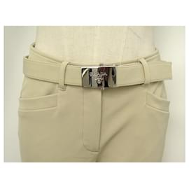 Prada-PRADA SKI PANTS 22b489 T 42 IT 38 FR M NYLON BEIGE TROUSERS-Beige