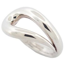 Hermès NEW HERMES LICOL H RING114600bv00051 T 54 Solid silver 925 SILVER RING Silvery
