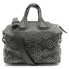 NEUF SAC A MAIN GIVENCHY ANTIGONA CUIR CLOUTE BB05118014 STUDDED HAND BAG Noir