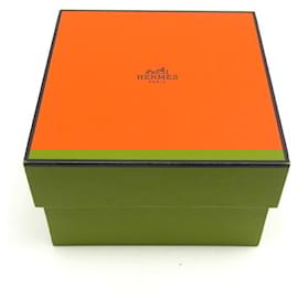 Hermès-BOX FOR HERMES CAPE COD ARCEAU HOUR H CLIPPER ORANGE WATCH BOOKLET-Orange