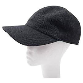 Loro Piana-NEUF CASQUETTE LORO PIANA BASEBALL STORM SYSTEM BATES 130165 LAINE 61 CAP-Gris