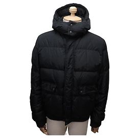 PRADA COAT SGJ DOWN JACKET910 54 IT 50 FR M IN BLACK JACKET COAT Black