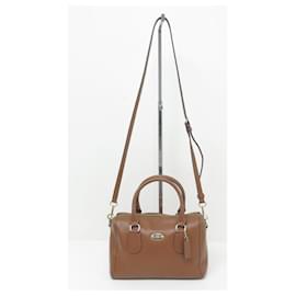 Coach Brown Monogram Handbag – Camilla's Closet Consignment