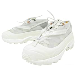 Burberry-Burberry shoes 8021161 Arthur sneakers 6.5 39.5 IN CANVAS AND RUBBER-White
