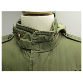 Ralph Lauren-NEW RALPH LAUREN MILITARY PARKA JACKET MULTI-POCKETS XL 56 COTTON JACKET-Green