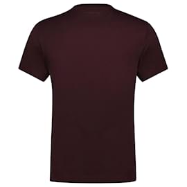 Courreges-Camiseta AC Straight - Courreges - Algodón - Burdeos-Roja,Burdeos