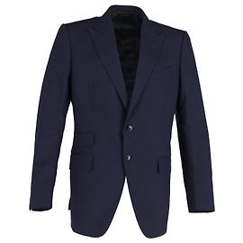 Tom Ford O'Connor Suit Jacket in Navy Blue Wool Blue Navy blue