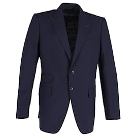 Tom Ford-Tom Ford O'Connor Suit Jacket in Navy Blue Wool-Blue,Navy blue