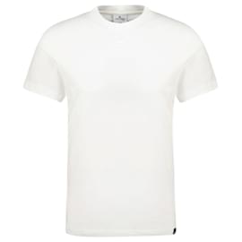 Courreges-Ac Straight T-Shirt – Courreges – Baumwolle – Heritage White-Weiß