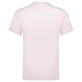 Courreges-Ac Straight T-Shirt – Courreges – Baumwolle – Puderrosa-Pink