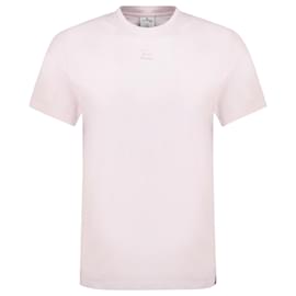 Courreges-Camiseta Ac Straight - Courreges - Algodón - Rosa Polvo-Rosa