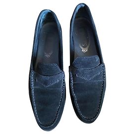 Mocassins en daim noir Tod's Noir