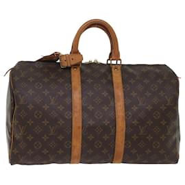 Louis Vuitton-Louis Vuitton-Monogramm Keepall 45 Boston Bag M.41428 LV Auth am4772-Monogramm