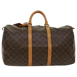 Louis Vuitton-Louis Vuitton-Monogramm Keepall 50 Boston Bag M.41426 LV Auth 48664-Monogramm
