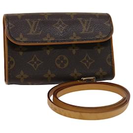 Louis Vuitton-LOUIS VUITTON Monogram Pochette Florentine Waist bag M51855 LV Auth ki3234-Monogram