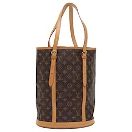 Louis Vuitton-LOUIS VUITTON Monogram Bucket GM Shoulder Bag M42236 LV Auth rd5550-Monogram
