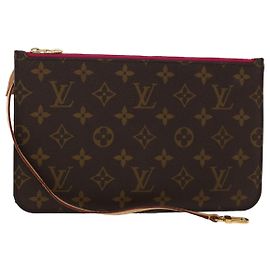 LOUIS VUITTON Monogram Neverfull MM Pouch Accessory Pouch LV Auth am4770 Monogram