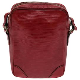 Louis Vuitton-Bolsa de ombro LOUIS VUITTON Epi Danube Vermelha M45637 Autenticação de LV 49261-Vermelho