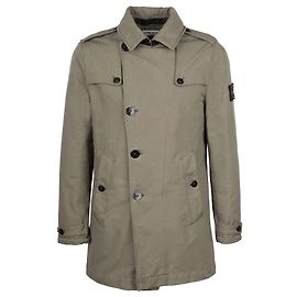 Stone Island David-OVD Trench Coat Green Olive green