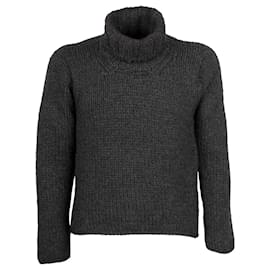 Gucci-Pull en maille Gucci-Gris