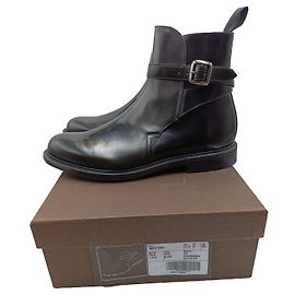 Church's Worthing Black Leather Boots Black