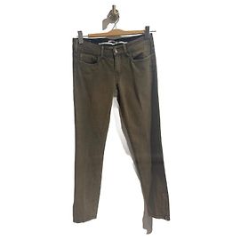 VANESSA BRUNO Hose T.US 28 Samt Khaki