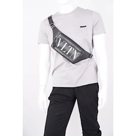 Valentino-Valentino Belt Bag Black Leather-Black