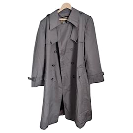 Christian Dior-Trench coat masculino Monsieur Dior-Marrom,Caqui,Monograma