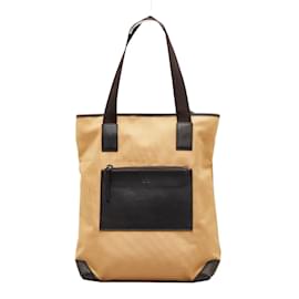 Gucci-Canvas Tote Bag 28892-Brown