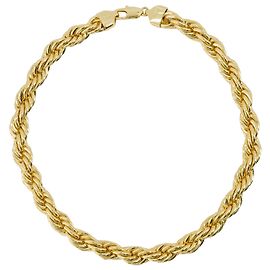Collier Corde Torsadée - Anine Bing - Plaqué Or - Or Doré Métallisé