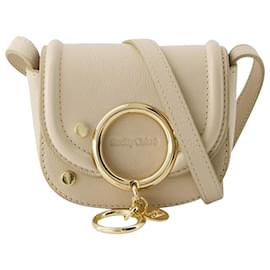 See by Chloé-Bandolera Mara - See By Chloé - Piel - Cemento Beige-Castaño,Beige