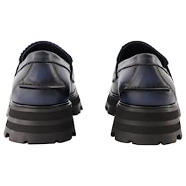 Alexander Mcqueen-Loafers - Alexander McQueen - Leather - Anthracite-Grey