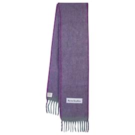 Vally Solid Schal – Acne Studios – Wolle – Lavendel Lila