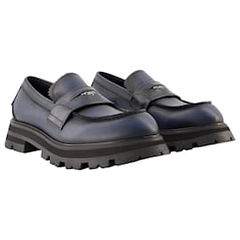 Alexander Mcqueen-Loafers - Alexander McQueen - Leather - Anthracite-Grey