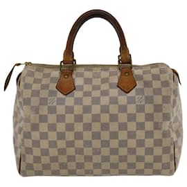 Louis Vuitton-Louis Vuitton Damier Azur Speedy 30 Hand Bag N41533 Auth LV 49583-Autre