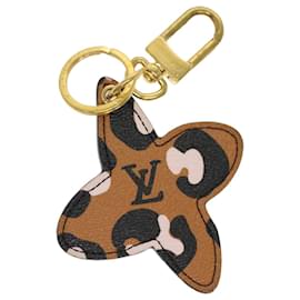 Louis Vuitton Dog Bag Charm and Key Holder Monogram Brown in Calf