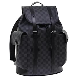Louis Vuitton-LOUIS VUITTON Damier Graphite Christopher PM Backpack N40005 LV Auth 49422a-Other
