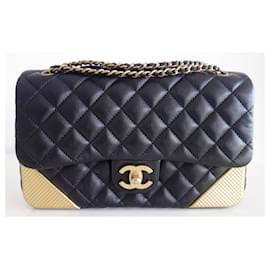 Chanel-Chanel Classic mittlere Tasche-Schwarz