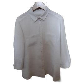 Camicia di lino Weekend Max Mara Bianca Bianco