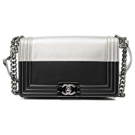 Chanel-Handtaschen-Schwarz,Silber