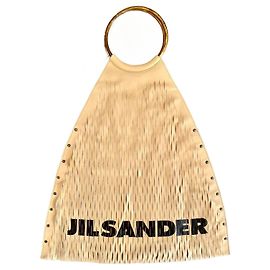 Bolsa Jil Sander de couro bege Bege