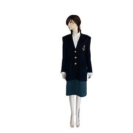 Blazer Escada di Margaretha Ley D'oro Blu navy