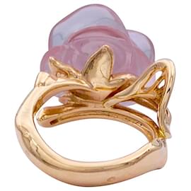 Dior-Dior ring, “Pré Catelan”, Pink gold, Rose quartz, Diamond.-Other
