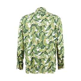 Autre Marque-Camisa com estampa de folha Doppiaa-Multicor