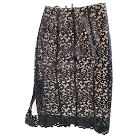 Mangano-MANGANO  Skirts FR 38 Polyester-Black