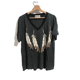 WILDFOX Top T.Cotone XS internazionale Nero