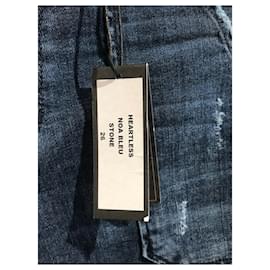 Autre Marque-NICHT SIGN / UNSIGNED Jeans T.fr 36 Baumwolle-Blau