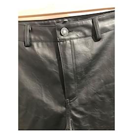 Autre Marque-MOTEL  Trousers T.International XXS Synthetic-Black