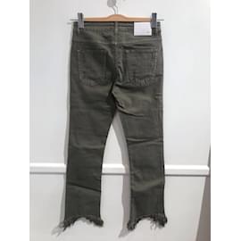 Autre Marque-NON SIGNE / UNSIGNED  Jeans T.fr 36 Denim - Jeans-Khaki