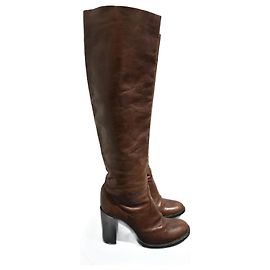 Nando Muzi NON SIGNE / UNSIGNED Boots T.EU 36 Leather Brown